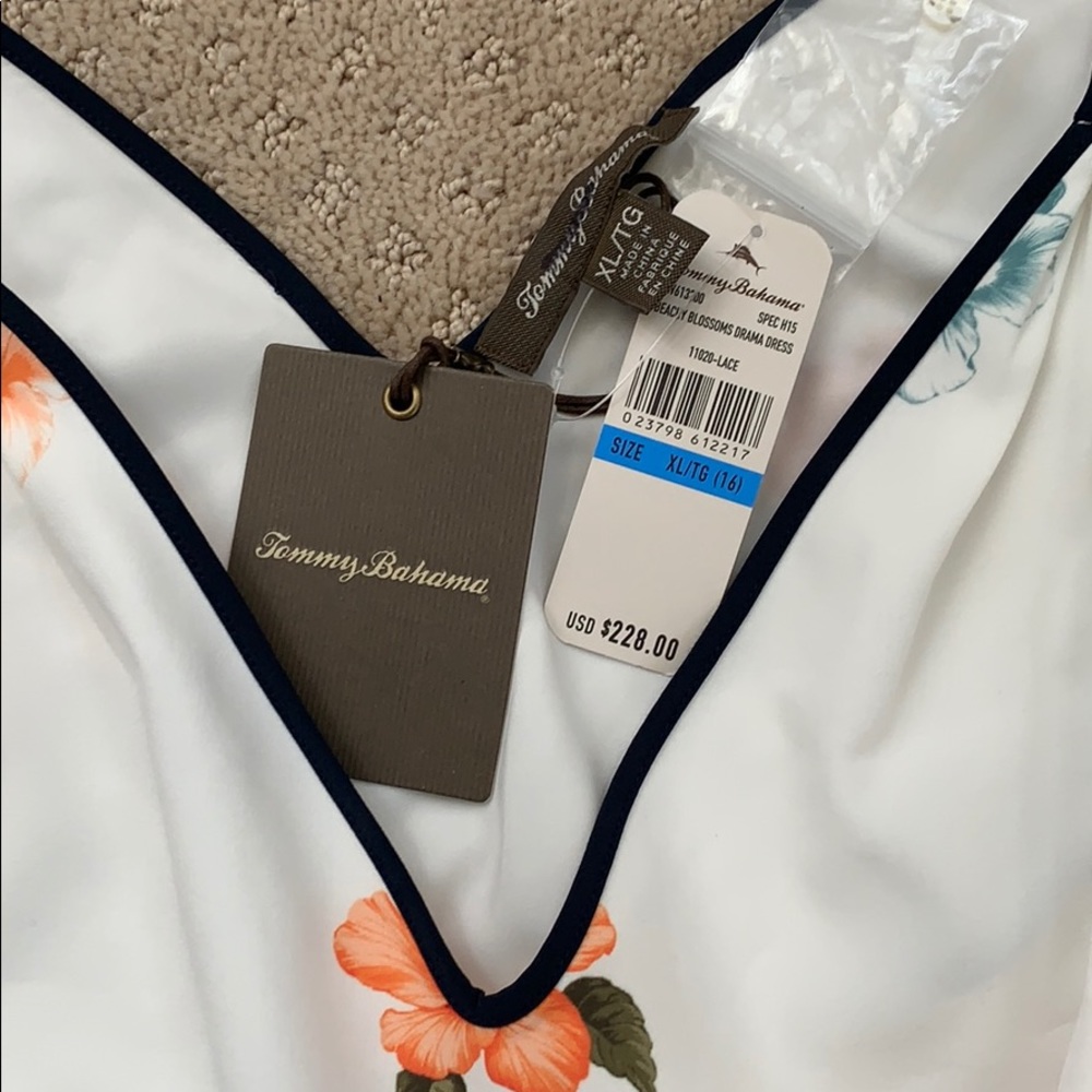 Tommy Bahama “Beachy Blossoms Drama Dress” XL - Picture 6 of 7